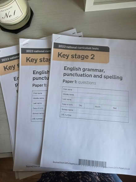 Photo of free Key Stage 3 Past Sats Papers (Lightwood ST3) #1