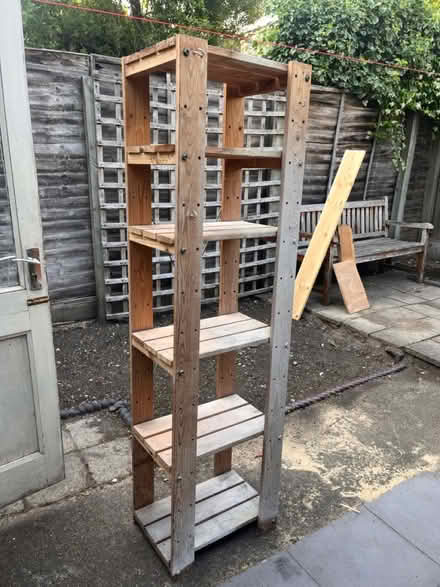 Photo of free wooden shelf (Hammersmith) #1