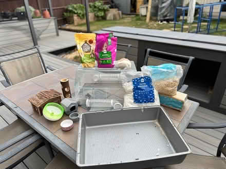 Photo of free Hamster cage and accessories (Kempshott Basingstoke RG22) #1