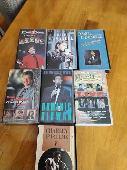 Photo of free Collection of vhs music video tapes. (Bridlington YO15) #1