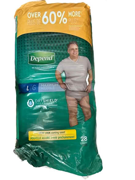 Photo of free Depends Fit-Flex Underwear-Men's L (Davis Square, Somerville) #1