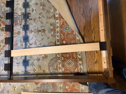 Photo of free King sized wooden bed frame (Bret Harte, San Rafael) #4