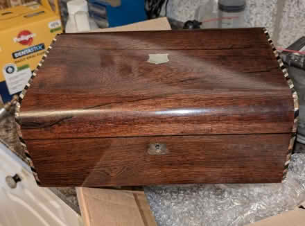 Photo of free Folding wooden writing bureau (AB22) #1