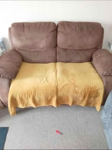 Photo of free X2 two seater recliner (Linlithgow) #3