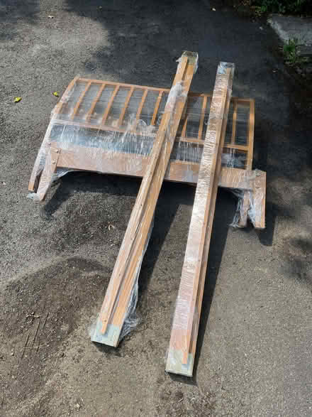 Photo of free 4ft (small double) bed frame (Dean Court OX2) #1