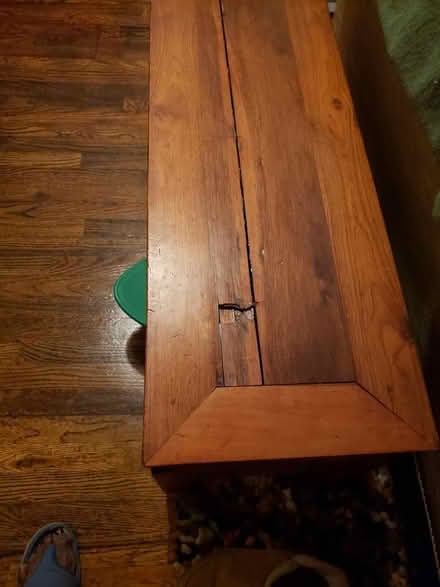 Photo of free Asian influenced medium oak table (Lower Washington Heights) #2