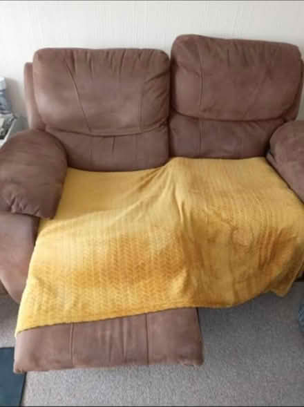 Photo of free X2 two seater recliner (Linlithgow) #2