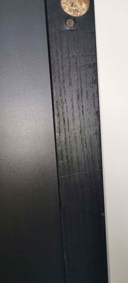 Photo of free IKEA Oxberg door/s with hinges, BLACK (fits Billy bookcase) (Woodcote RG8) #2
