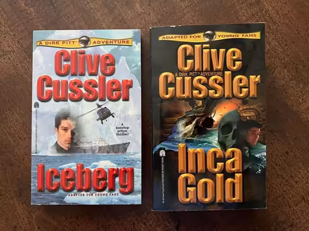 Photo of free Clive Cussler books for young adult (Finksburg - Carroll County) #1