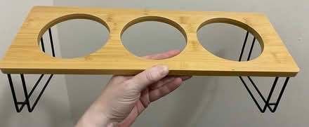 Photo of free pet food bowl holder - used (Bay Ridge) #1