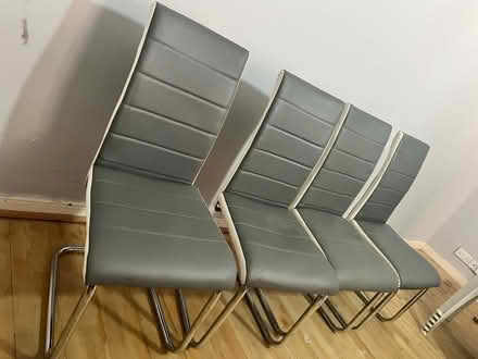 Photo of free 4 Modern Grey Dining Chairs (Ashington) #2
