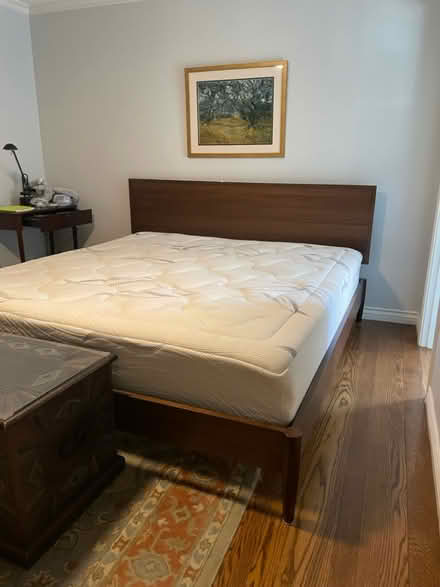 Photo of free King sized wooden bed frame (Bret Harte, San Rafael) #1