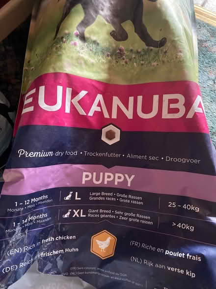 Photo of free Eukanuba large breed puppy food (Selly Oak B29) #1