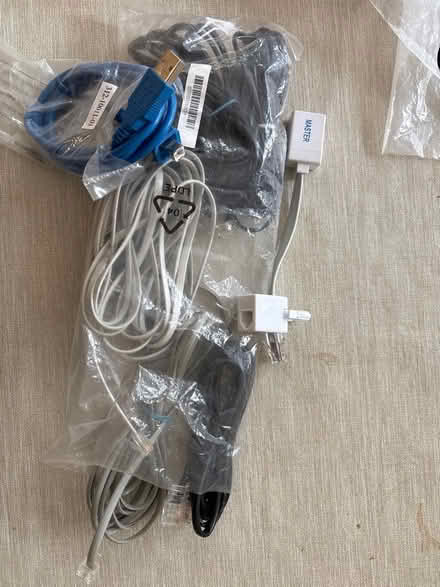 Photo of free Random phone cables (Eastbourne BN20) #1