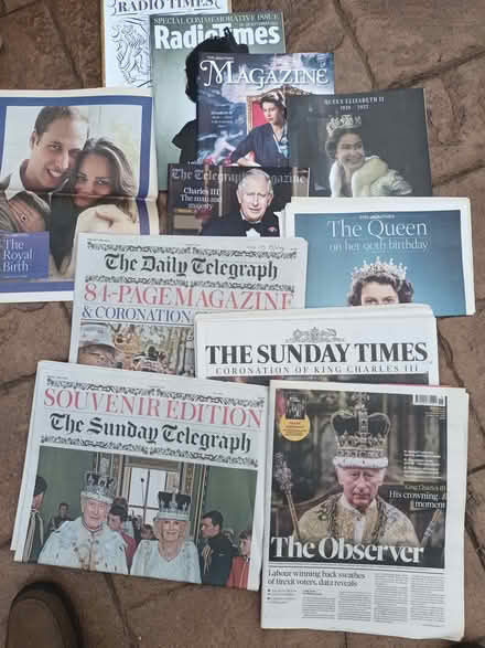 Photo of free Royal Memorabilia commemorative magazines and newspapers (Eastwick KT23) #1