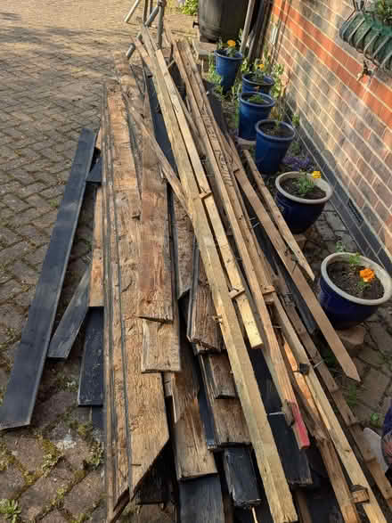 Photo of free Wood cladding and battons (Woolstone MK15) #1