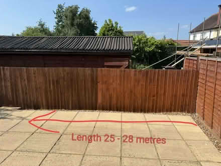 Photo of free Long wooden fence 25m (Moulton NN3) #1