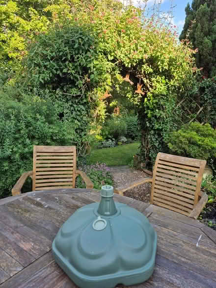 Photo of free Garden Parasol Stand (Abberley) #2