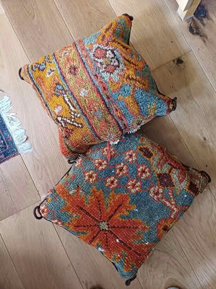 Photo of free Two carpet pillows (Stroud, Uplands area) #1