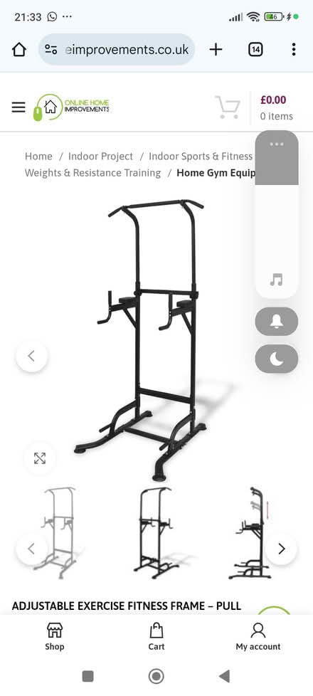 Photo of Pull up exercise frame (IG1) #1