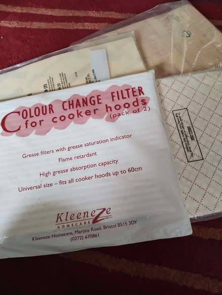 Photo of free Grease filters for cooker extractor 60cm (Edginswell TQ2) #1