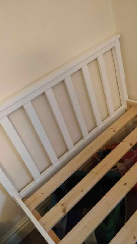 Photo of free Single wooden bed frame (Muxton) #3