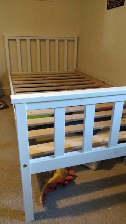 Photo of free Single wooden bed frame (Muxton) #1