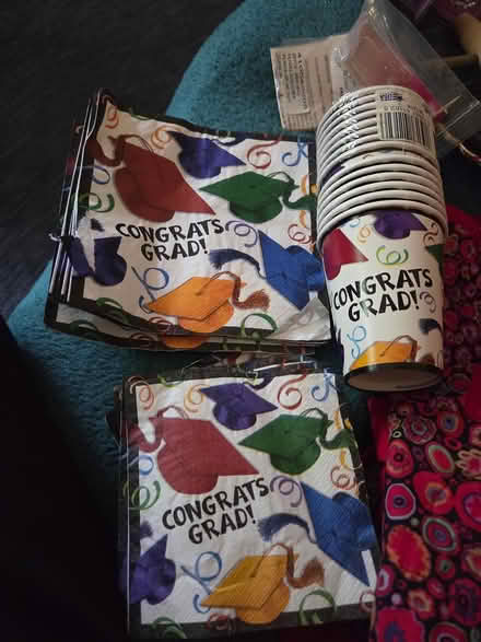 Photo of free Grad. Cups and napkins (townsend) #1