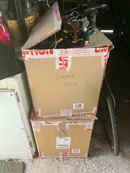 Photo of free 2 boxes of hangers (Kempston west end) #1