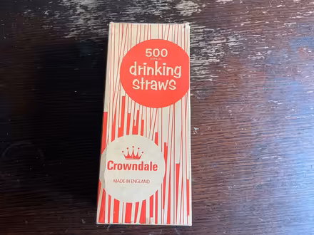 Photo of free Box paper drinking straws (for crafting?) (Walkley S6) #1