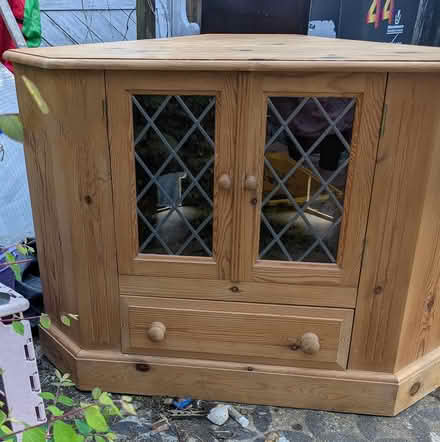 Photo of free Pine corner TV unit (stevenage SG1) #1