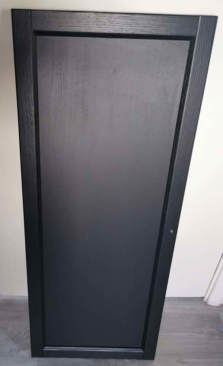 Photo of free IKEA Oxberg door/s with hinges, BLACK (fits Billy bookcase) (Woodcote RG8) #1