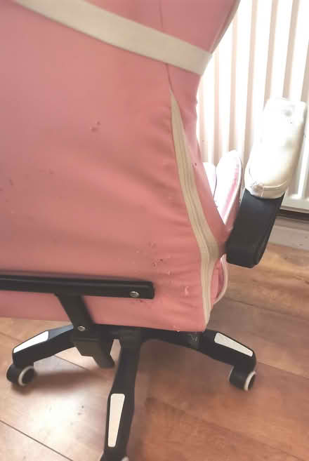 Photo of free Pink adjustable computer/ desk / office chair (Low Beechburn DL15) #2