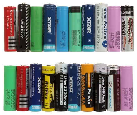Photo of Li-On 18650 Batteries (Part Used). (Bellevue EH7) #1