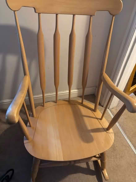 Photo of free Wooden Rocking Chair (Lemsford AL8) #1