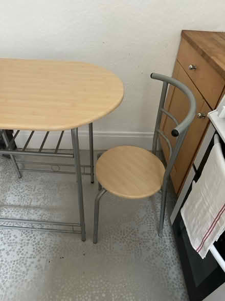 Photo of free Table with two tuck under chairs (E Dulwich SE22) #2