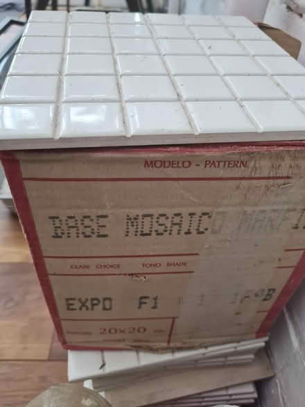 Photo of free White ceramic tiles (CT11) #1