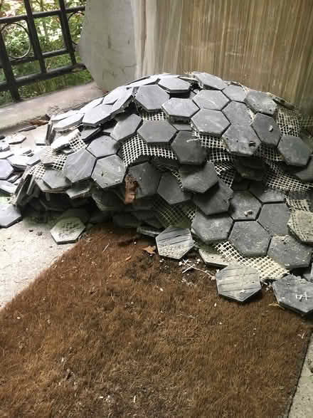 Photo of free Hex mosaic - Anthracite grey tiles (Finchley N3) #4