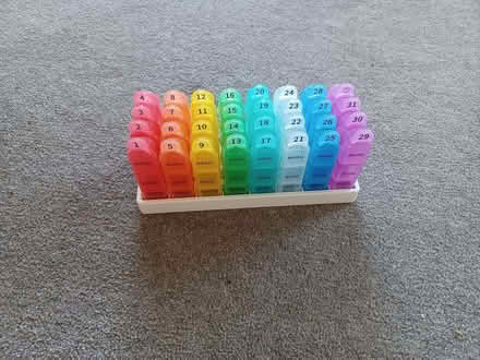 Photo of free pill organiser for 1 month, am, noon & pm (Summertown OX2) #2