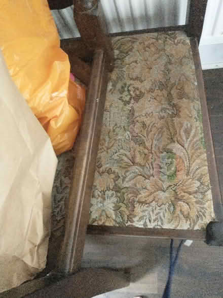 Photo of free 2 Dark-wood dining chairs (LS13, Bramley) #2