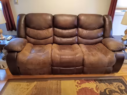 Photo of free Sofa/Couch Recliner (Salem - off South Policy St.) #1