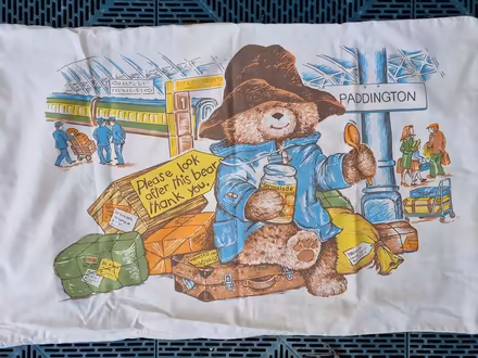 Photo of free Paddington Bear pillowcase (Upper Weston) #1