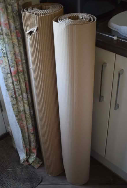 Photo of free 2 rolls corrugated cardboard (Hailsham BN27) #1