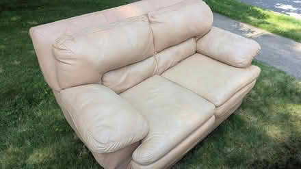 Photo of free Leather Couch and loveseat (Wayne) #1
