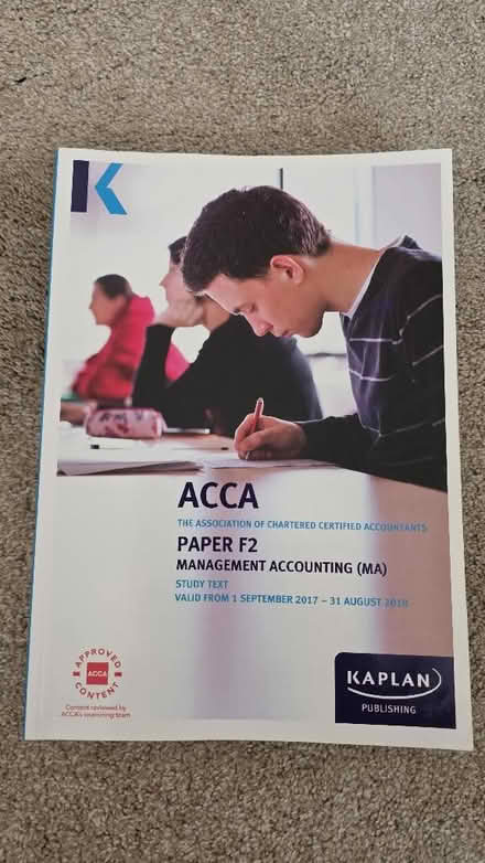 Photo of free ACCA F2 and F3 book from 2018 (Aston S26) #2