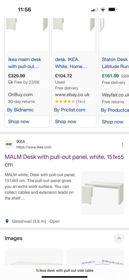 Photo of free Large desk (Coxlodge NE3) #1