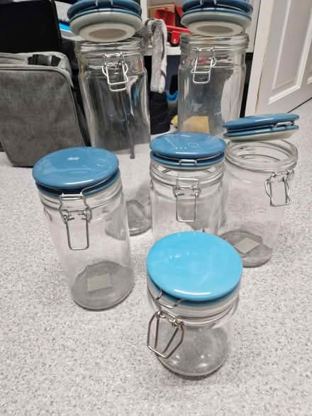Photo of free Glass storage jars (St Albans AL1) #1