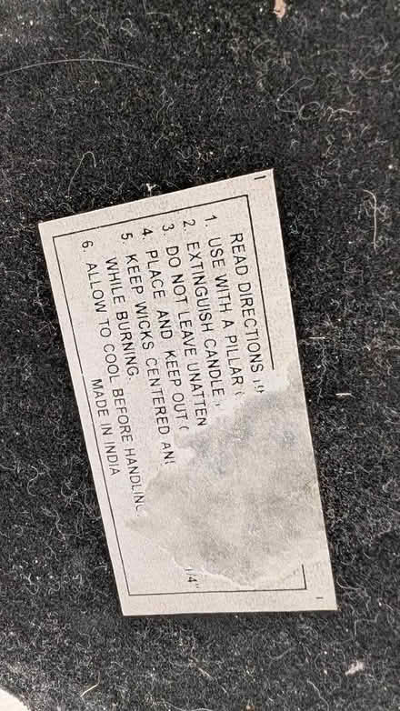 Photo of free Pair of candlesticks (Shoreham-by-Sea BN43) #3