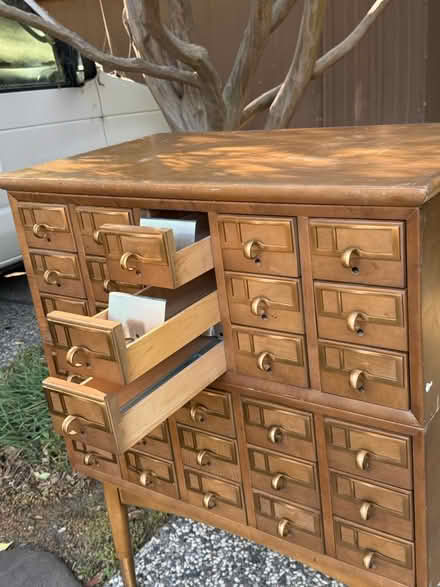 Photo of free Library card catalog (Near Marketplace on W. Covell) #3