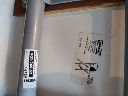 Photo of free Ikea white folding bar stool (St Ives PE27) #3